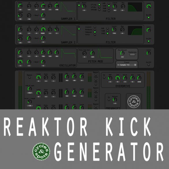 Reaktor Kick Generator – Sampler & Synth
