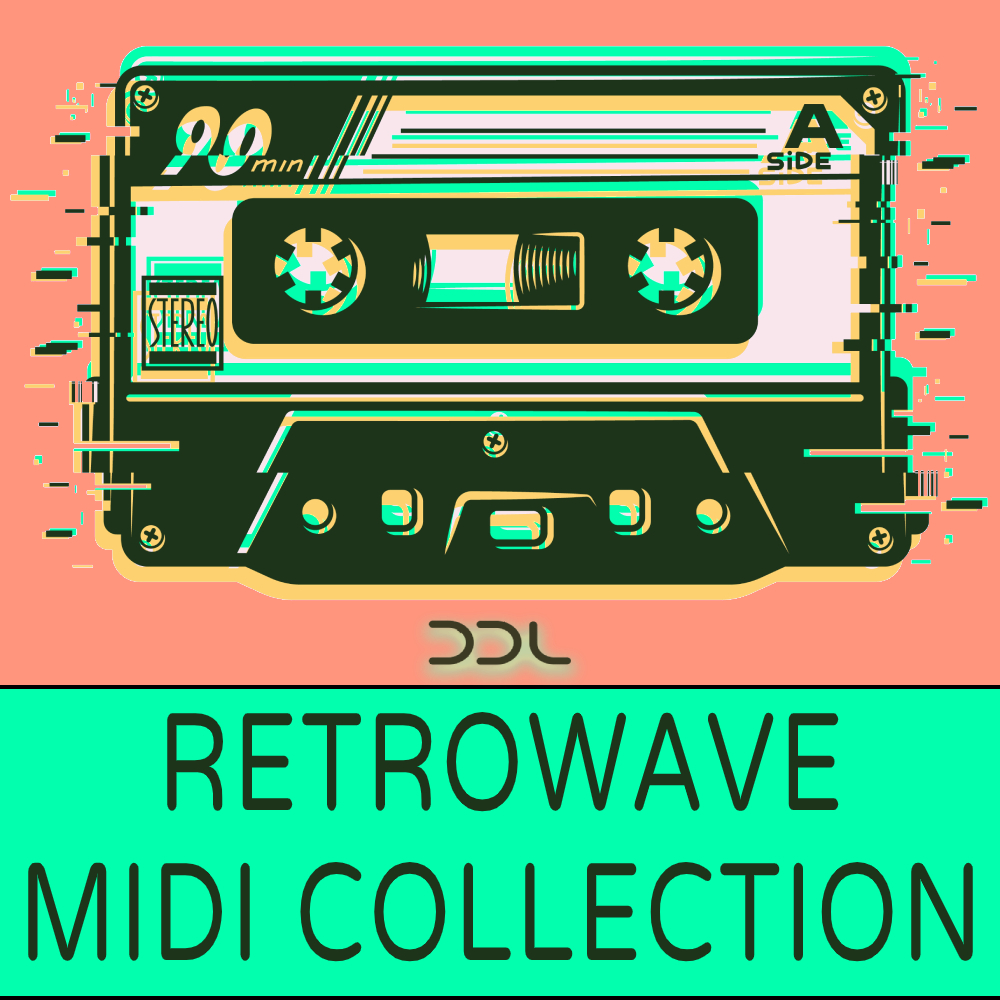 Retrowave MIDI Collection – 395 Files