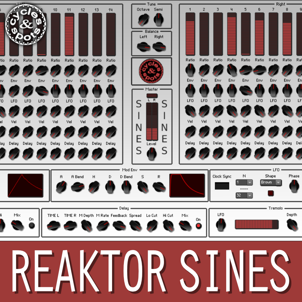 Reaktor Sines – Additive Synth