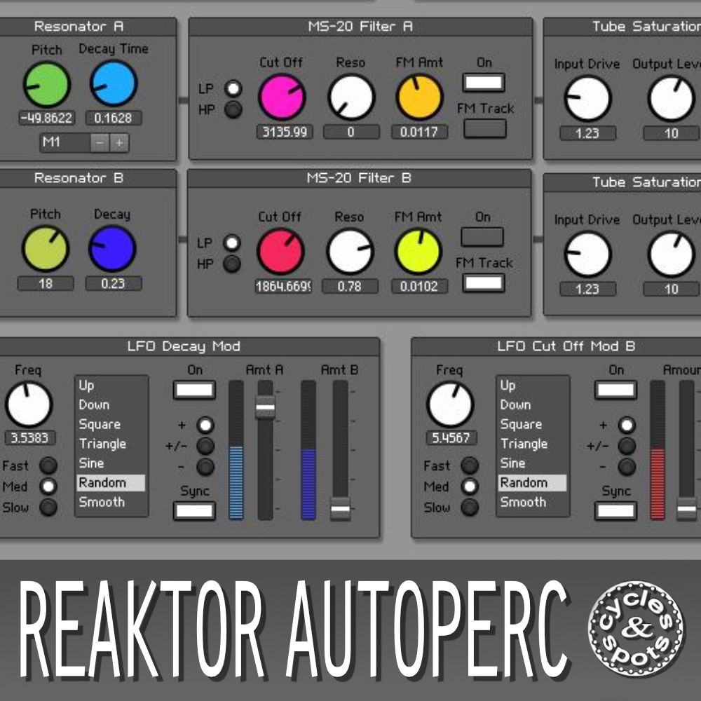 Reaktor AutoPerc – Rhythm / FX Generator