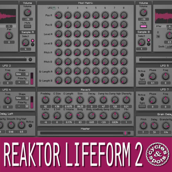 Reaktor LifeForm 2 – Granular Sampler