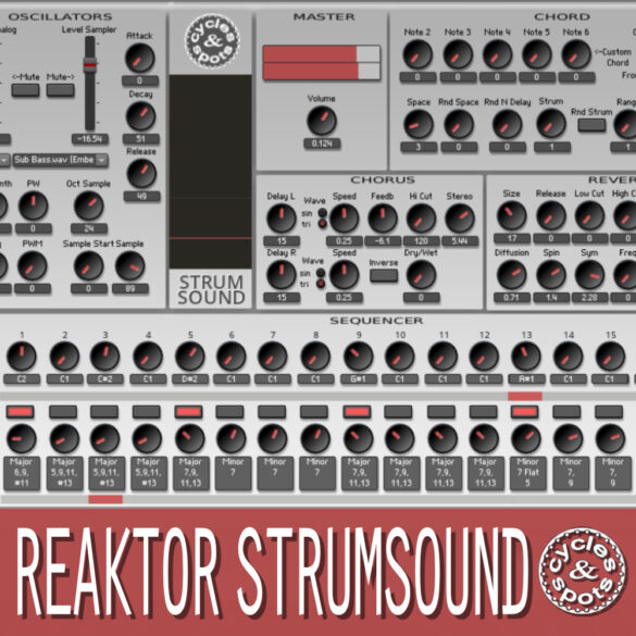 Reaktor StrumSound – Chord Strummer Synth