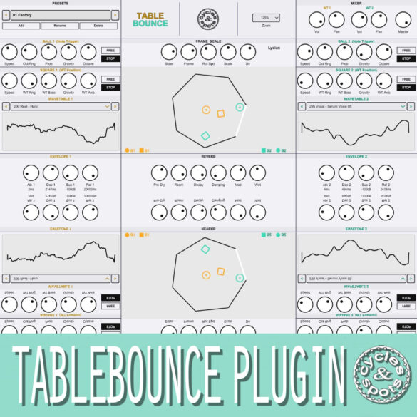 TableBounce Plugin – Generative Physics
